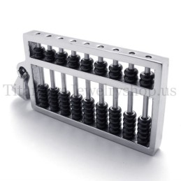 Μαύρο Μενταγιόν Abacus Από Τιτάνιο
