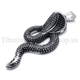 Μενταγιόν Από Τιτάνιο Black King Cobra