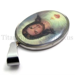 Μενταγιόν Από Τιτάνιο Jesus Series
