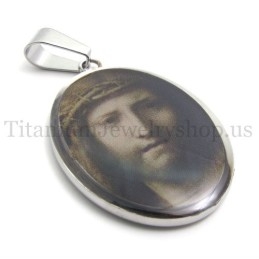 Μενταγιόν Από Τιτάνιο Jesus Series