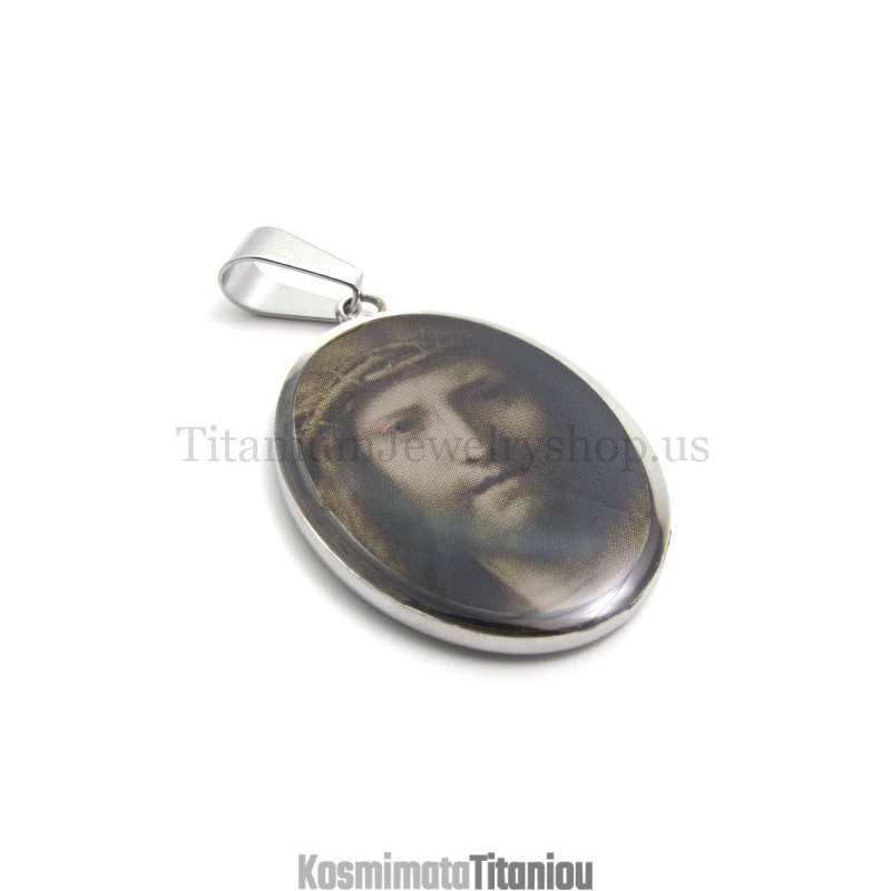 Μενταγιόν Από Τιτάνιο Jesus Series