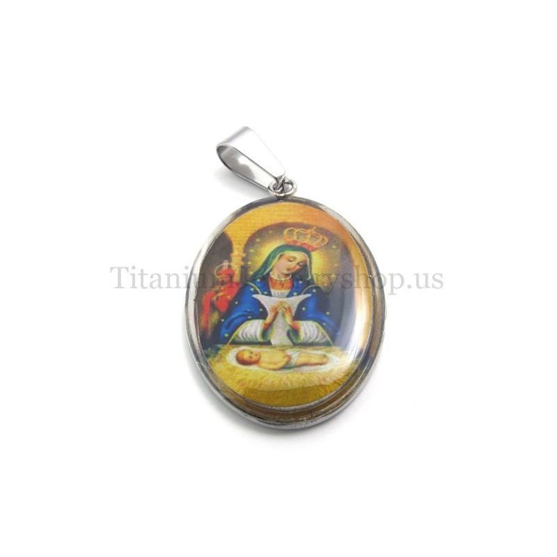 Μενταγιόν Από Τιτάνιο Με Τη Σειρά Madonna And Jesus Μενταγιόν Από Τιτάνιο Με Τη Σειρά Madonna And Jesus