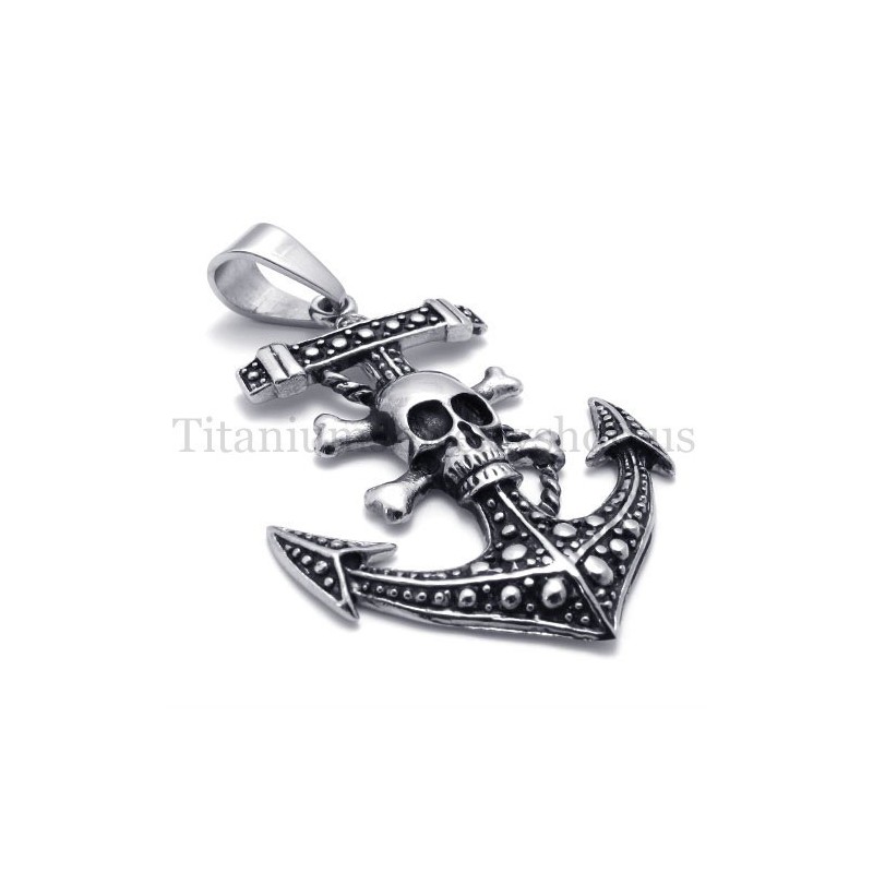 Κρεμαστό Τιτανίου Με Άγκυρα Πειρατικού Πλοίου