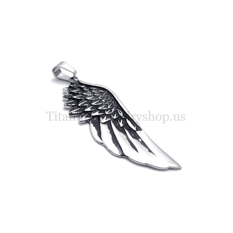 Ανδρικό Μενταγιόν Wings Model Από Καθαρό Τιτάνιο Ανδρικό Μενταγιόν Wings Model Από Καθαρό Τιτάνιο