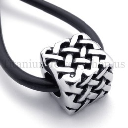 Μενταγιόν Από Τιτάνιο Cube Fortunate Bead