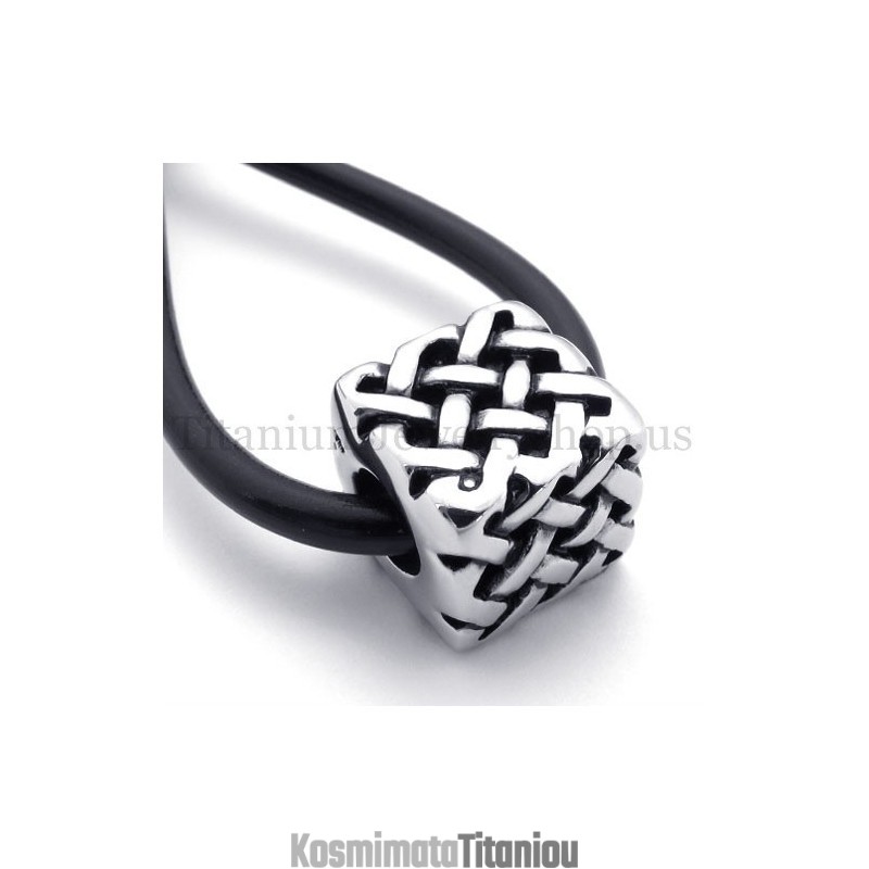 Μενταγιόν Από Τιτάνιο Cube Fortunate Bead Μενταγιόν Από Τιτάνιο Cube Fortunate Bead