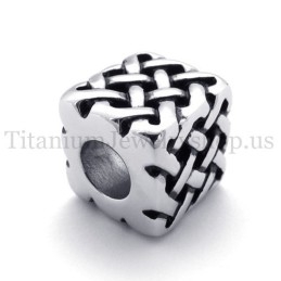 Μενταγιόν Από Τιτάνιο Cube Fortunate Bead