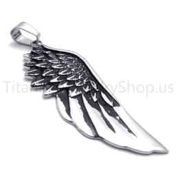 Νέο Κλασικό Μενταγιόν Από Τιτάνιο Devil Wing
