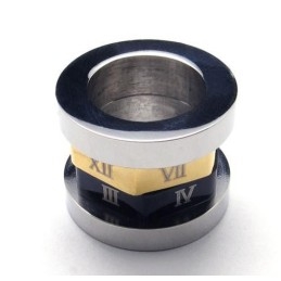 Κολιέ Από Τιτάνιο Και Ατσάλι Roman No. Spinner (Δωρεάν Αλυσίδα)
