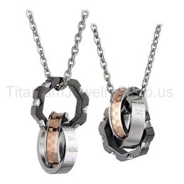 Μενταγιόν Three Circles Από Τιτάνιο Για Τους Λάτρεις
