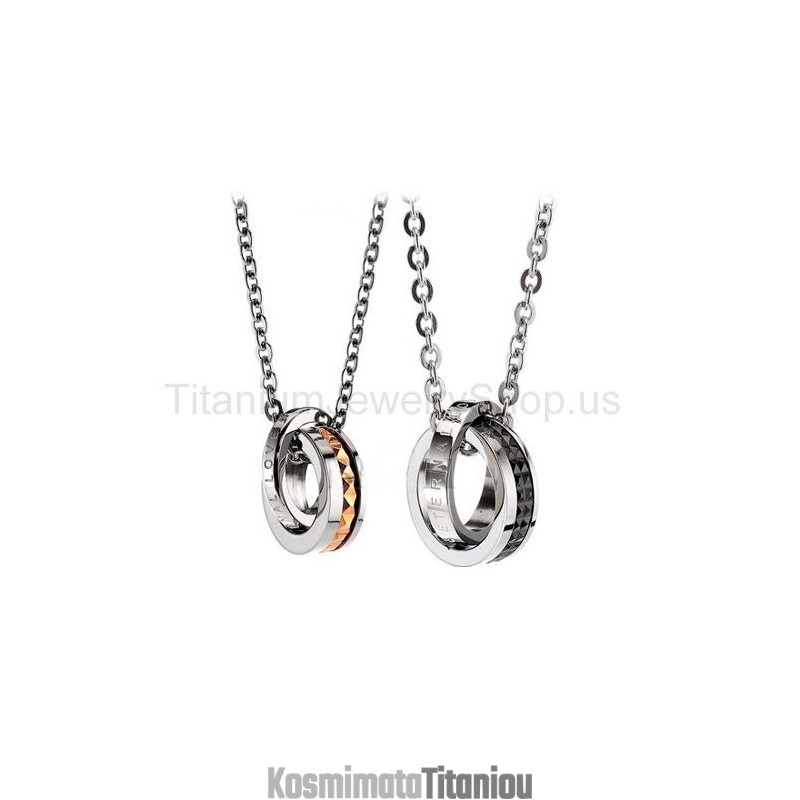 Μενταγιόν Από Τιτάνιο Eternal Love Lovers Μενταγιόν Από Τιτάνιο Eternal Love Lovers