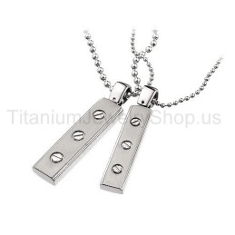Μενταγιόν Pure Titanium Lovers