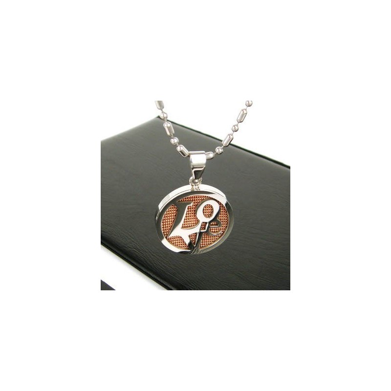 Κολιέ Sutra Man Rose Gold Love Pure Titanium Μενταγιόν Δώρο Κολιέ Sutra Man Rose Gold Love Pure Titanium Μενταγιόν Δώρο