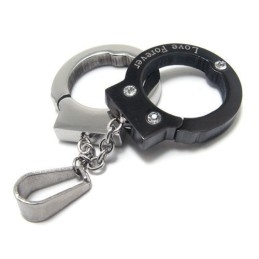 Μενταγιόν Κολιέ Noble Man Love Handcuff Από Καθαρό Τιτάνιο