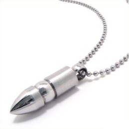 Κολιέ Noble Man Solid Bullet Pure Titanium