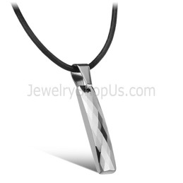 Ορθογώνιο Ανδρικό Μενταγιόν Tungsten High Polish C631