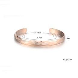 Βραχιόλι Υψηλής Στιλβωτικής Ουσίας Tungsten Rose Gold C895