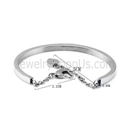 Ρυθμιζόμενο Βραχιόλι Από Τατάνιο (Μαύρο, Ασημί, Ροζ Χρυσό) Bg810