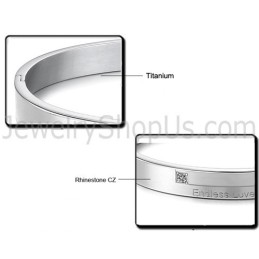 Βραχιόλια Για Ζευγάρια Tatanium "Endless Love" Με Στρας C870