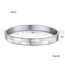 Βραχιόλια Ζεύγους Tatanium Simple-Grid C855
