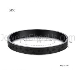 Βραχιόλια Για Ζευγάρια Tatanium Black Stars C863