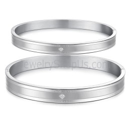 Βραχιόλια Για Ζευγάρια Tatanium "Ture Love Forever" Με Στρας C861