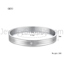 Βραχιόλια Για Ζευγάρια Tatanium "Ture Love Forever" Με Στρας C861