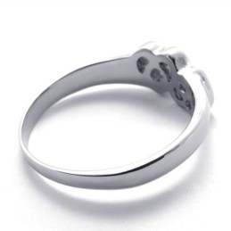 Δαχτυλίδι Τιτανίου Για Γυναίκες Με Διαμάντια