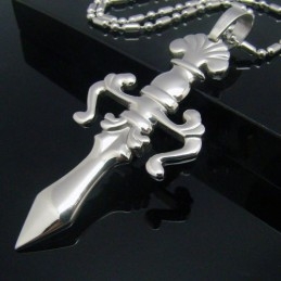 Κολιέ Cool Man Shining Sword Cross Από Καθαρό Τιτάνιο