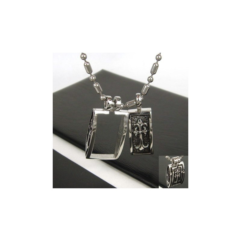 Ανδρικό Αποκλειστικό Μενταγιόν Σταυρού Από Τιτάνιο