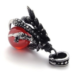 Μενταγιόν Από Τιτάνιο Claw Gem