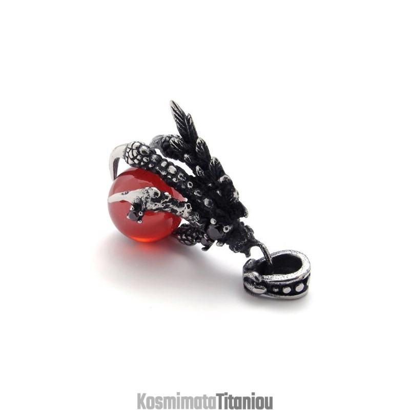 Μενταγιόν Από Τιτάνιο Claw Gem