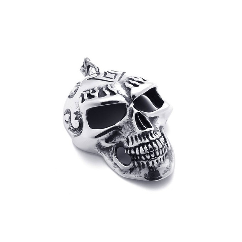 Κρεμαστό Κόσμημα Τιτανίου Με Μάσκα Κρανίου