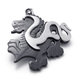 Μενταγιόν Από Τιτάνιο Black Dragon