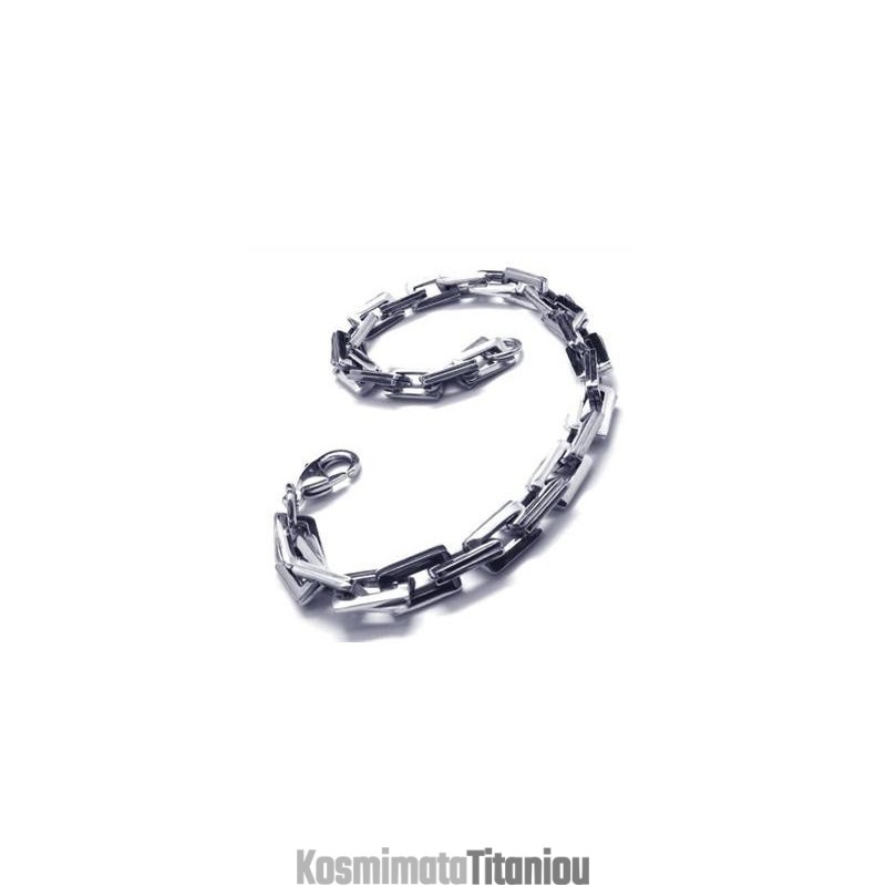 Ανδρικό Βραχιόλι Charm Από Ασήμι Και Καθαρό Τιτάνιο Για Αγόρια Ανδρικό Βραχιόλι Charm Από Ασήμι Και Καθαρό Τιτάνιο Για Αγόρια