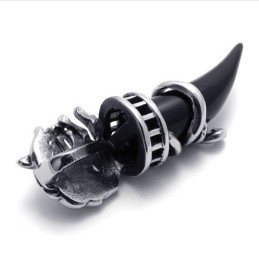 Μενταγιόν Από Τιτάνιο Black Horn