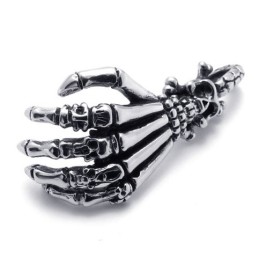 Μενταγιόν Από Τιτάνιο Με Κόκαλα Χειρός