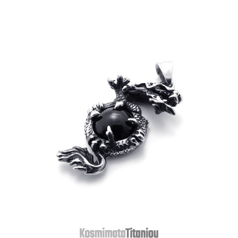 Μενταγιόν Από Τιτάνιο Με Πετράδι Dragon Gem Μενταγιόν Από Τιτάνιο Με Πετράδι Dragon Gem