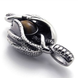 Μενταγιόν Από Τιτάνιο Με Νύχι Wing Claw Gem