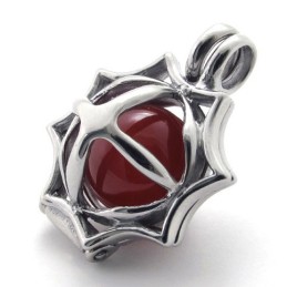 Μενταγιόν Lovers Agate Από Τιτάνιο