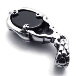 Μενταγιόν Από Τιτάνιο Claw Gem