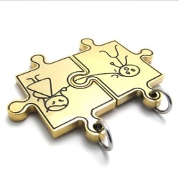 Μενταγιόν Από Τιτάνιο Gold Lovers