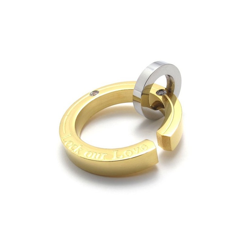 Ανδρικό Μενταγιόν Από Τιτάνιο Gold Lovers