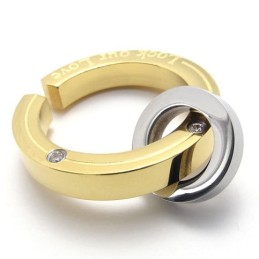 Ανδρικό Μενταγιόν Από Τιτάνιο Gold Lovers