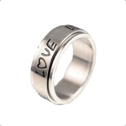 Δαχτυλίδι Τιτανίου Love Rotation
