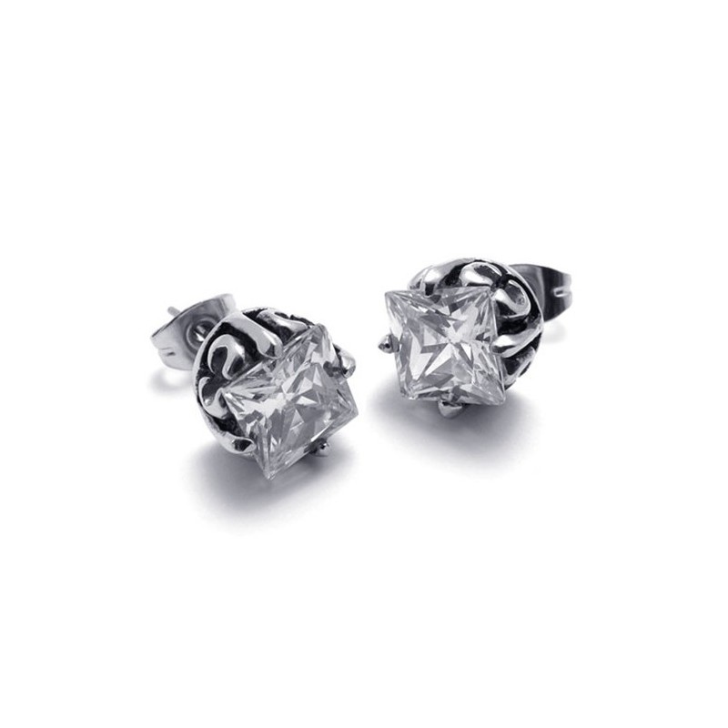 Σκουλαρίκια Από Διαμάντι Και Τιτάνιο