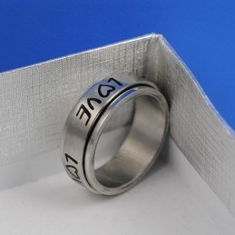 Δαχτυλίδι Τιτανίου Love Rotation