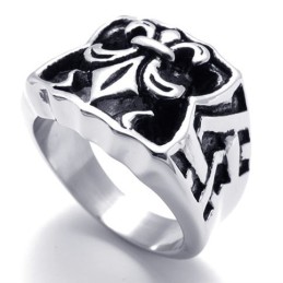 Δαχτυλίδι Από Τιτάνιο Με Στέμμα