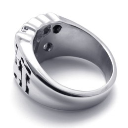 Δαχτυλίδι Από Τιτάνιο Με Στέμμα