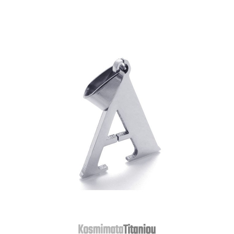 Μενταγιόν Από Τιτάνιο Με Το Γράμμα "A"
